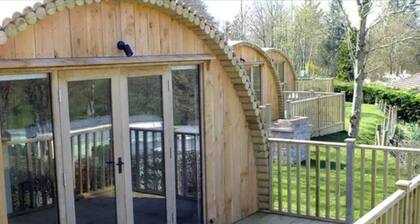 Pod3 Powys River Glamping Pods Builth Wells Wales