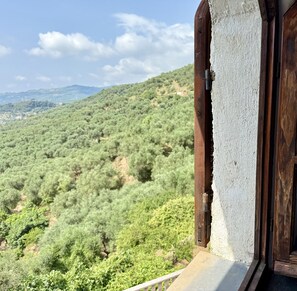 Blick von der Unterkunft