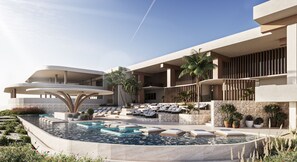 2 albercas al aire libre 