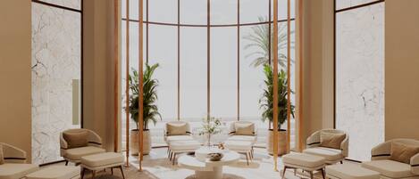 Behandlingsrom for par, massasje med varme steiner og dypvevsmassasje