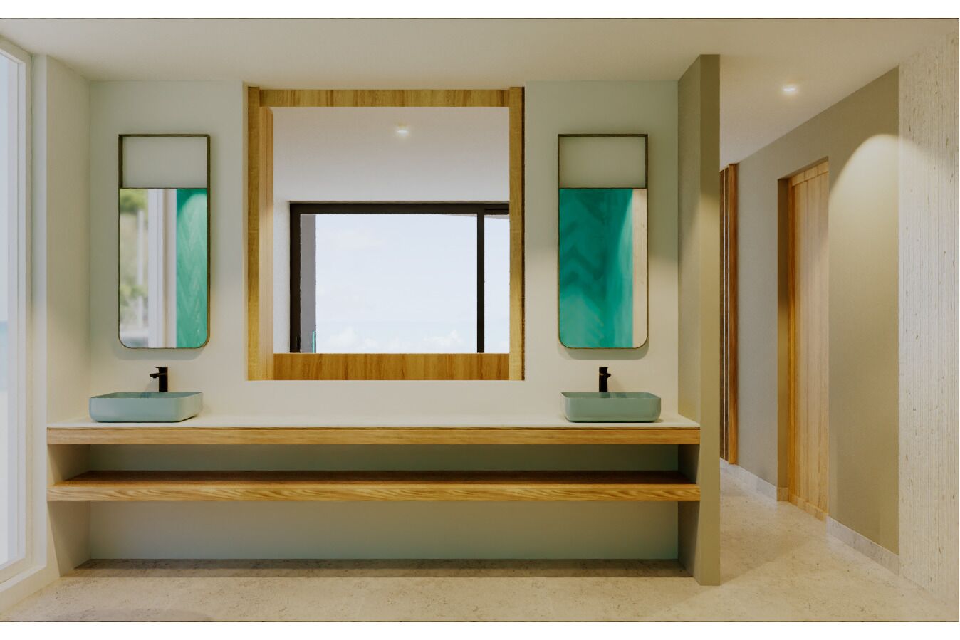 Suihku, sadesuihkupää, ilmaiset hygieniatuotteet, hiustenkuivaaja