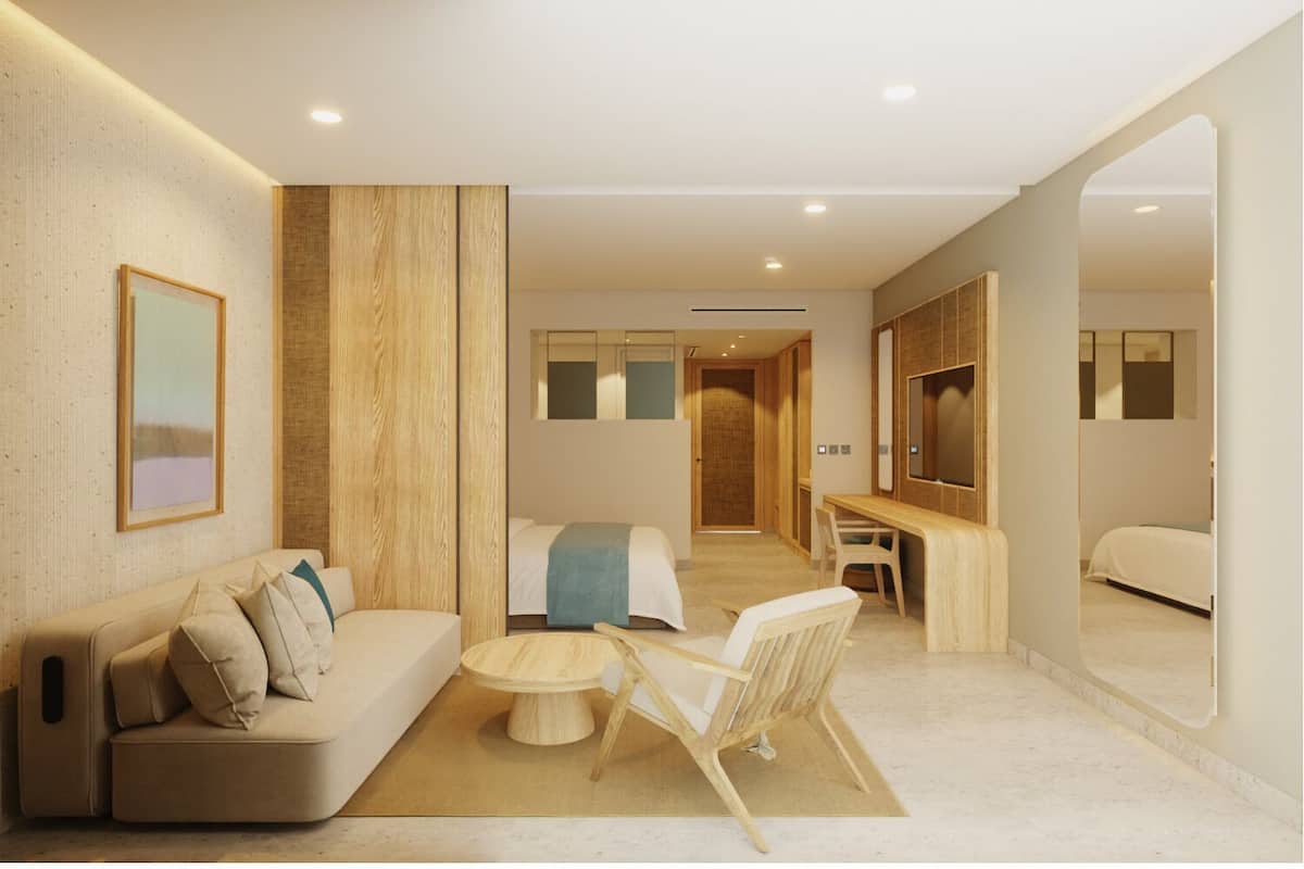 Free minibar, in-room safe, desk, laptop workspace