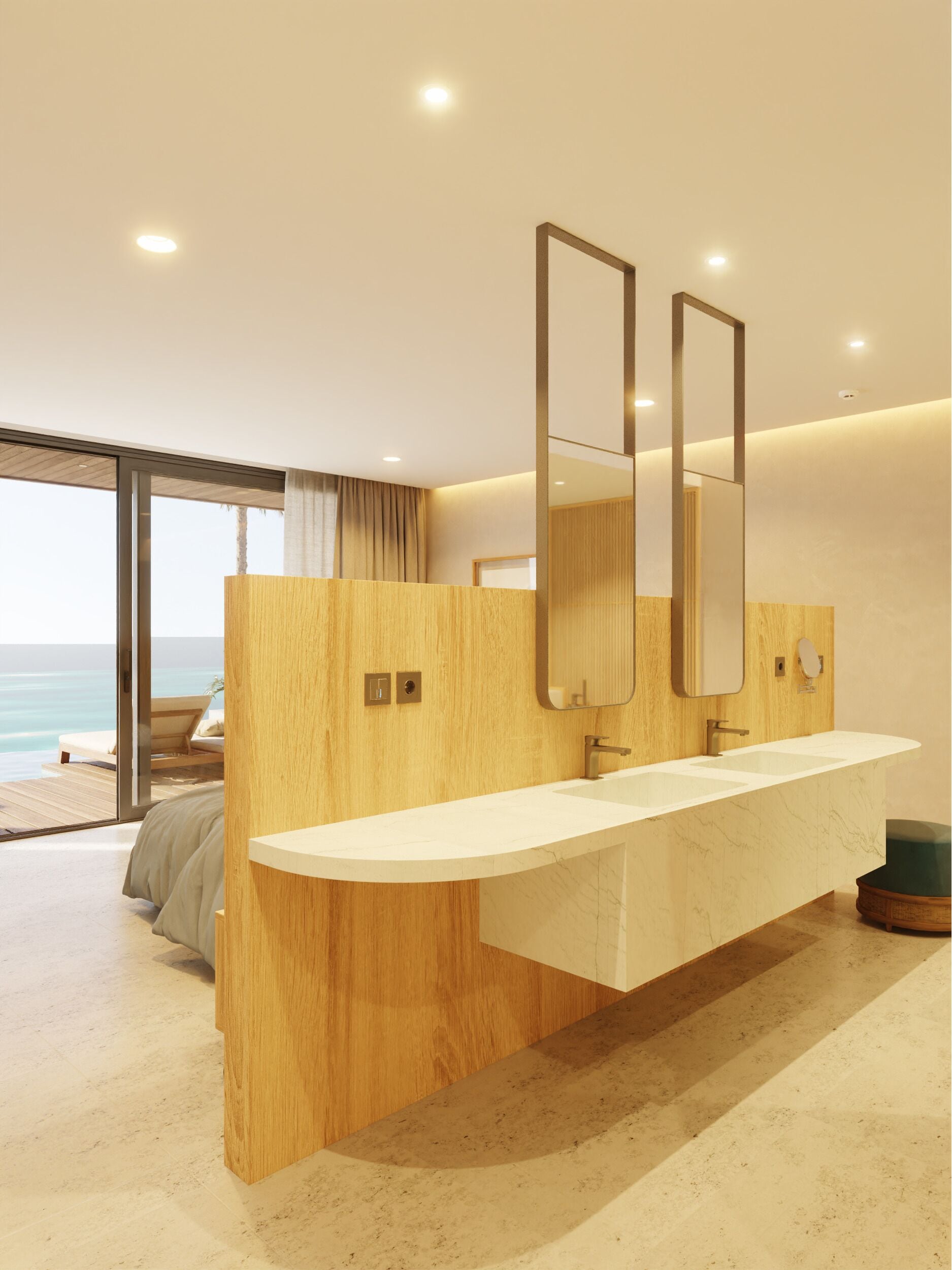 Junior Suite, Oceanfront (Swim-Up) | Bathroom