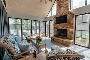 Interior - Spacious Luxury Lakefront Home w/ Hottub, & Gym Near Clemson (West Union)