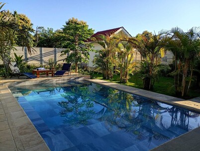 Villa Feliz: Rustic charm meets modern luxury in a 3BR villa with private pool.