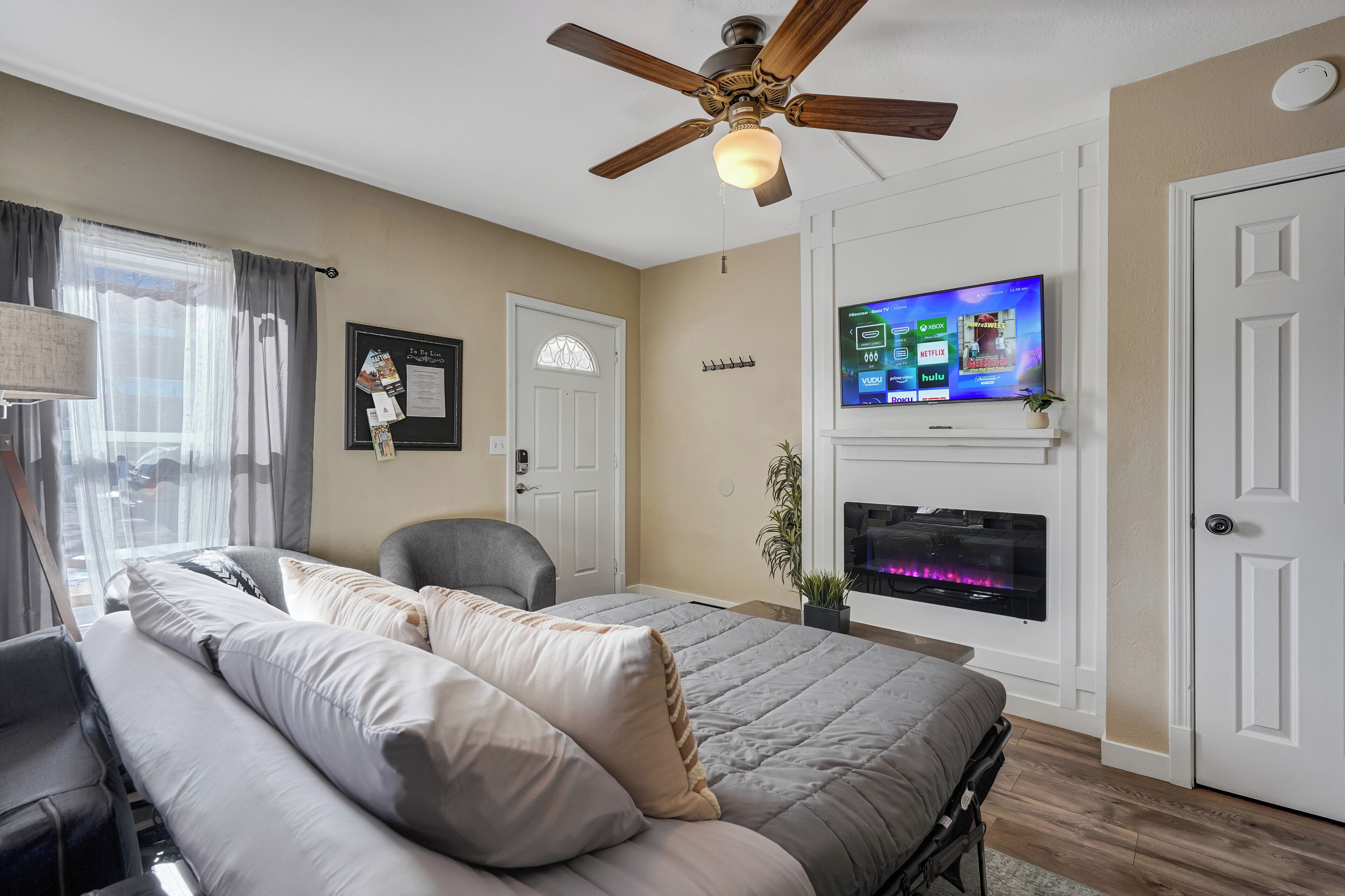 1 bedroom, in-room safe, iron/ironing board, travel crib