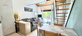 Duplex familial – Plage à 200m, sauna et confort