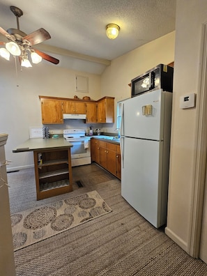 Microwave, oven, stovetop