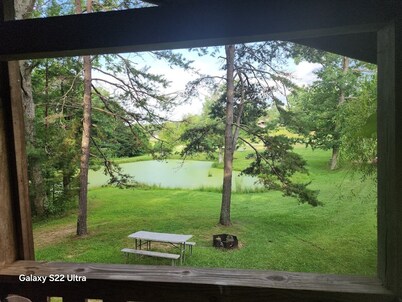 Charming 1-bedroom cabin in wonderful Jamestown with WiFi, AC