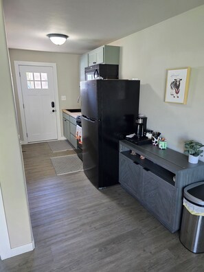 Microwave, oven, stovetop