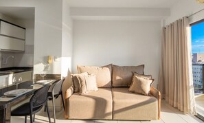 Basic Apartment | Living area | 32-inch Smart TV with digital channels