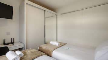 Apartemen Basic | 1 kamar tidur dan Wi-Fi gratis