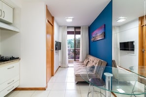 Basic Apartment | Living area | 32-inch Smart TV with digital channels