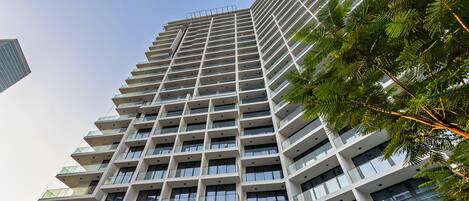 Façade de l’hébergement