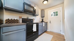 Microwave, oven, stovetop