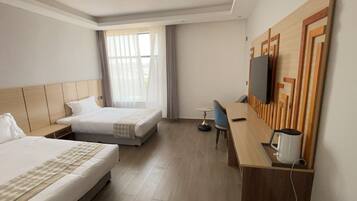 Deluxe Twin Room, City View | Desk, iron/ironing board, free WiFi, wheelchair access