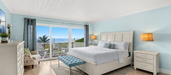 Direct Oceanfront Indialantic Getaway – Balcony, Patio & BBQ Grill!