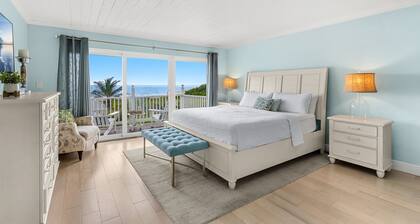 Direct Oceanfront Indialantic Getaway – Balcony, Patio & BBQ Grill!