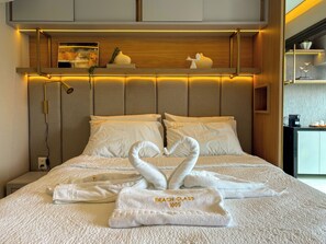 1 chambre, fer et planche à repasser, Wi-Fi gratuit, draps fournis