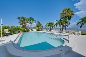 Et oppvarmet basseng