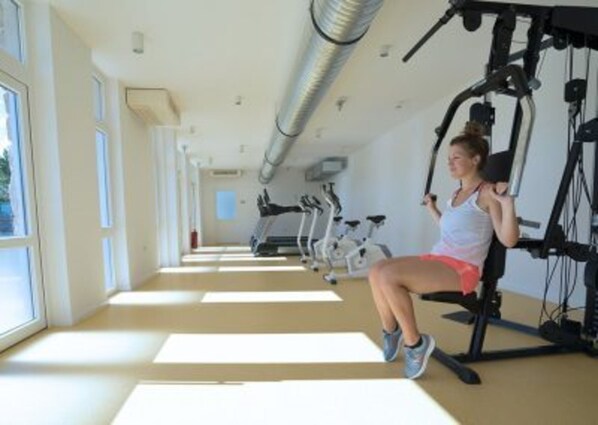 Mobile Unterkunft | Fitnessbereich