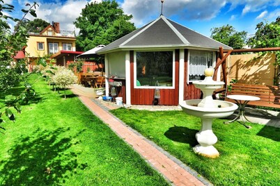 Cottage by Ostrowieckie Lake With Private Beach