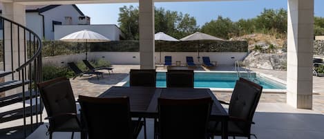 Beheizter Pool