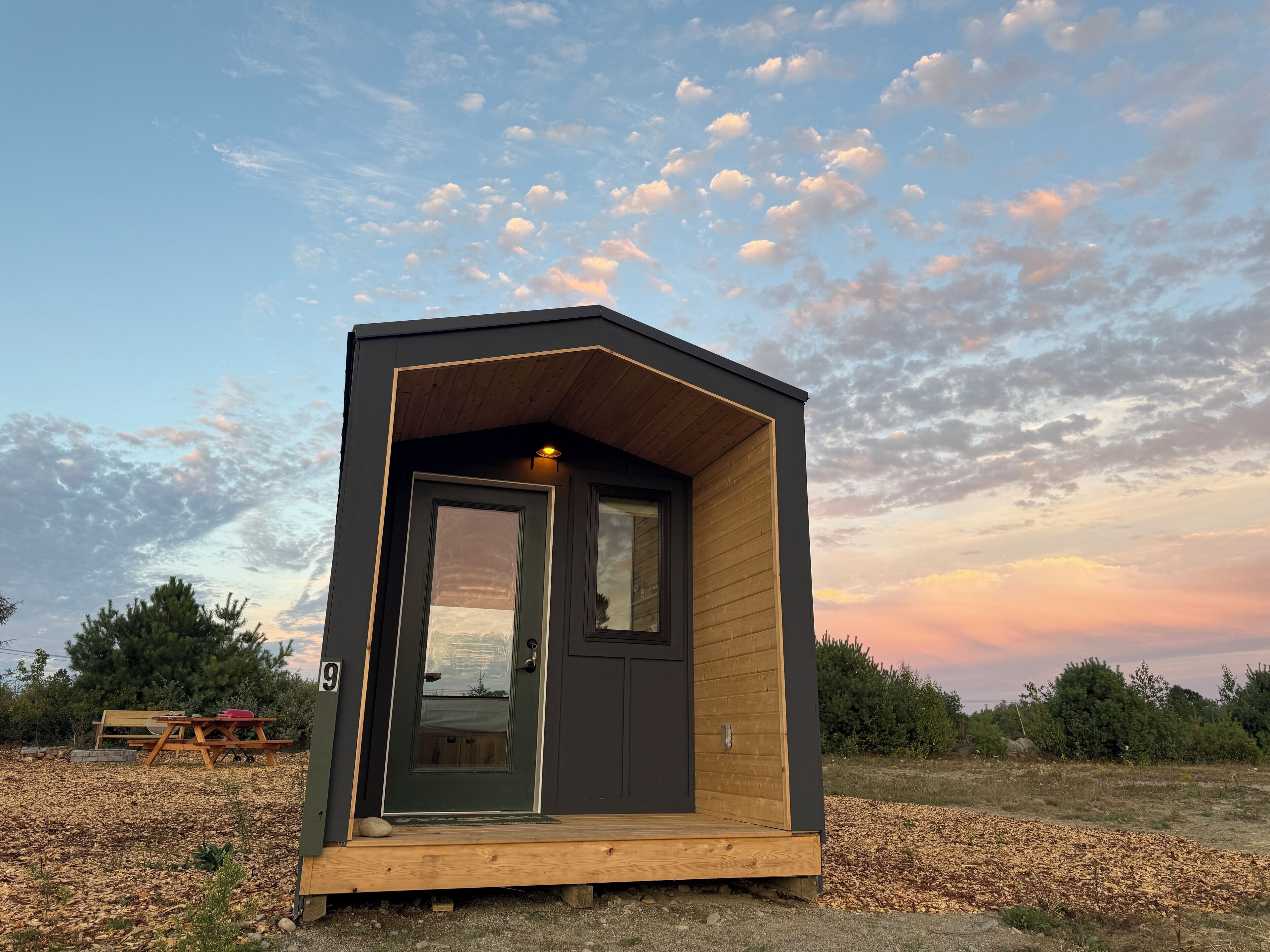 Overnatningsstedets facade