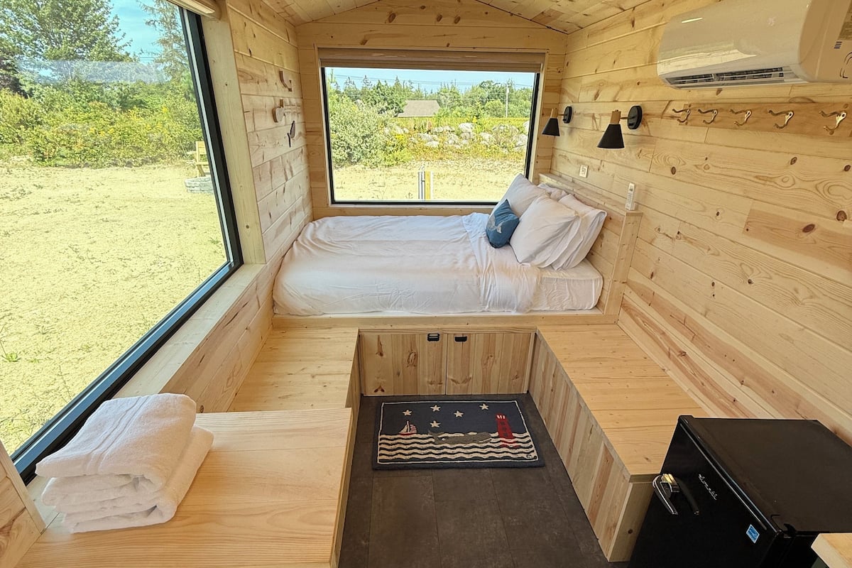 Chalet rustique Prestige | Draps en coton égyptien, literie de qualité
