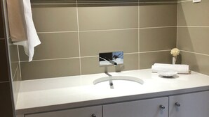 Hair dryer, towels