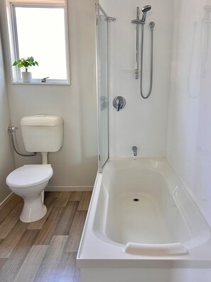 Secador de pelo, toallas, jabón, papel higiénico