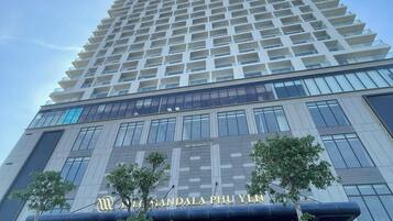 Façana frontal de l'allotjament