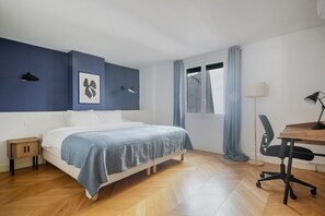 2 chambres, fer et planche Ă repasser, Wi-Fi, literie fournie