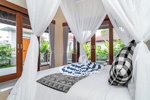 Design Villa, 1 Bedroom, Private Pool | Egyptian cotton sheets, premium bedding, individually furnished