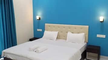 Deluxe-Doppelzimmer, Balkon, Gartenblick