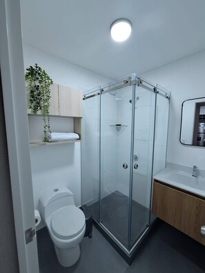 Handdoeken, zeep, toiletpapier