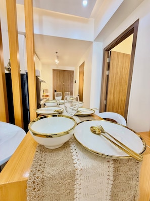Condo | In-room dining