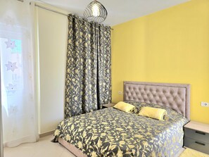 1 bedroom, iron/ironing board, free WiFi, bed sheets