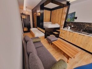 1 soverom, strykejern/-brett, wi-fi (inkludert) og sengetøy