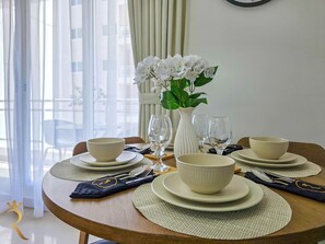 Dining - Stylish 1BR with Dining, Balcony & Kitchen Al Reef (Abu Dhabi)