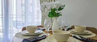 Stylish 1BR with Dining, Balcony & Kitchen Al Reef