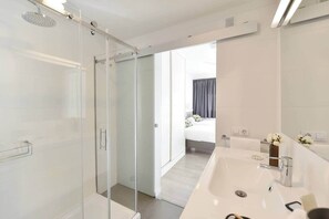 Shower, hair dryer