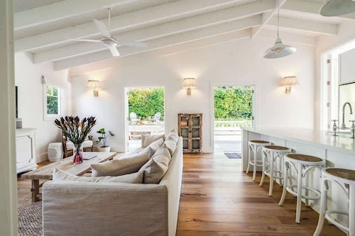 The White House | Bold Berry Farmhouse with Pool