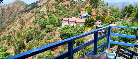 Premium-Doppelzimmer, Bergblick | Blick vom Balkon