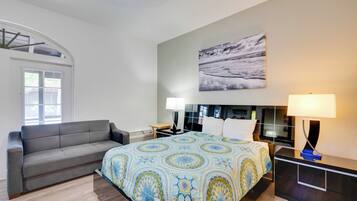 Desk, iron/ironing board, internet, bed sheets