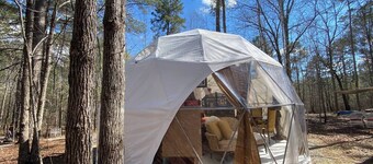Artistic Forest Dome Escape Near Lake Oconee