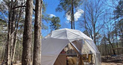 Artistic Forest Dome Escape Near Lake Oconee