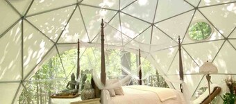 Cozy Off-Grid Dome Retreat in the Woods