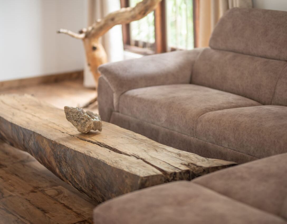 Chambre Familiale, vue montagne | Coin séjour