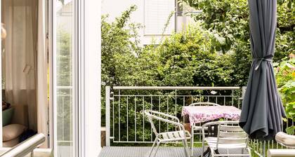 Apartment Am Apfelbaum, 45qm, Balkon, 1 Wohn-/Schlafzimmer, max. 4 Personen